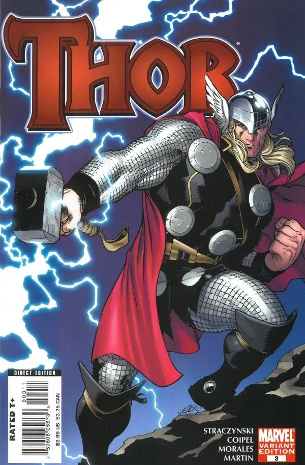 Thor (Vol 3) #3 Variant Vf 1