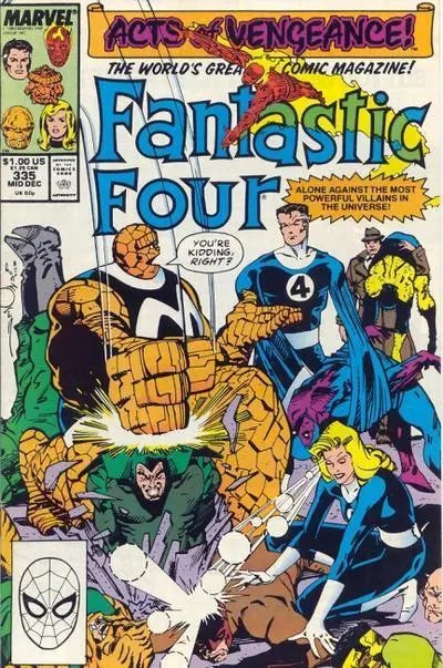 Fantastic Four (Vol 1) #335 Vf 1
