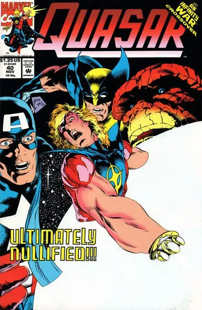 Quasar (Vol 1) #40 Vf 1