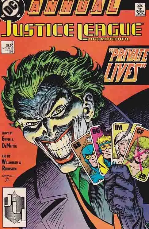 Justice League International Annual (Vol 1) #2 Vf 1