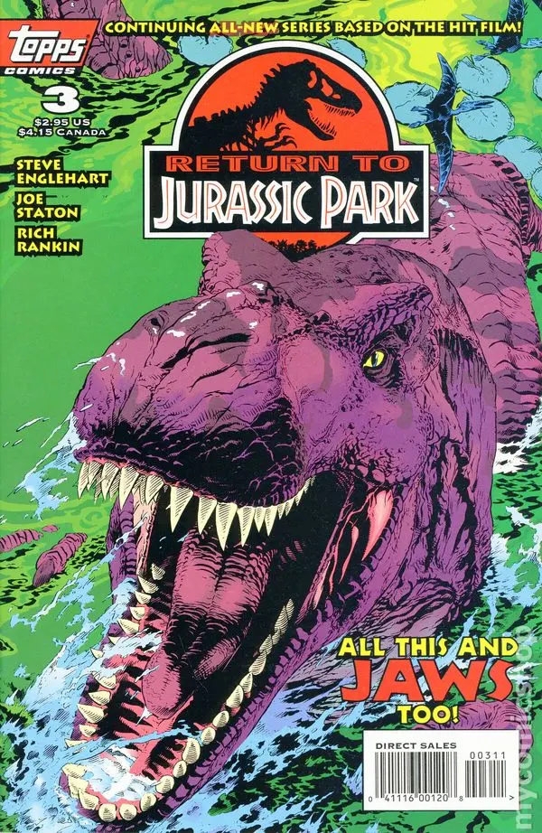 Return To Jurassic Park (Vol 1) #3 Vf 1