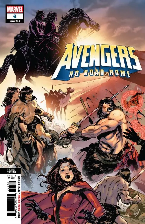 Avengers: No Road Home #6 2Nd Printing Izaakse Variant Nm 1