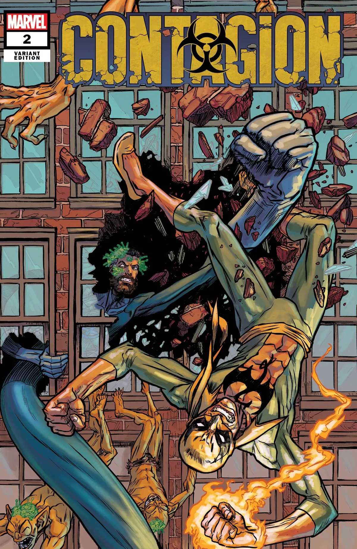 Contagion (Vol 1) #2 (Of 5) Ryan Browne Vertical Connecting Variant Nm 1