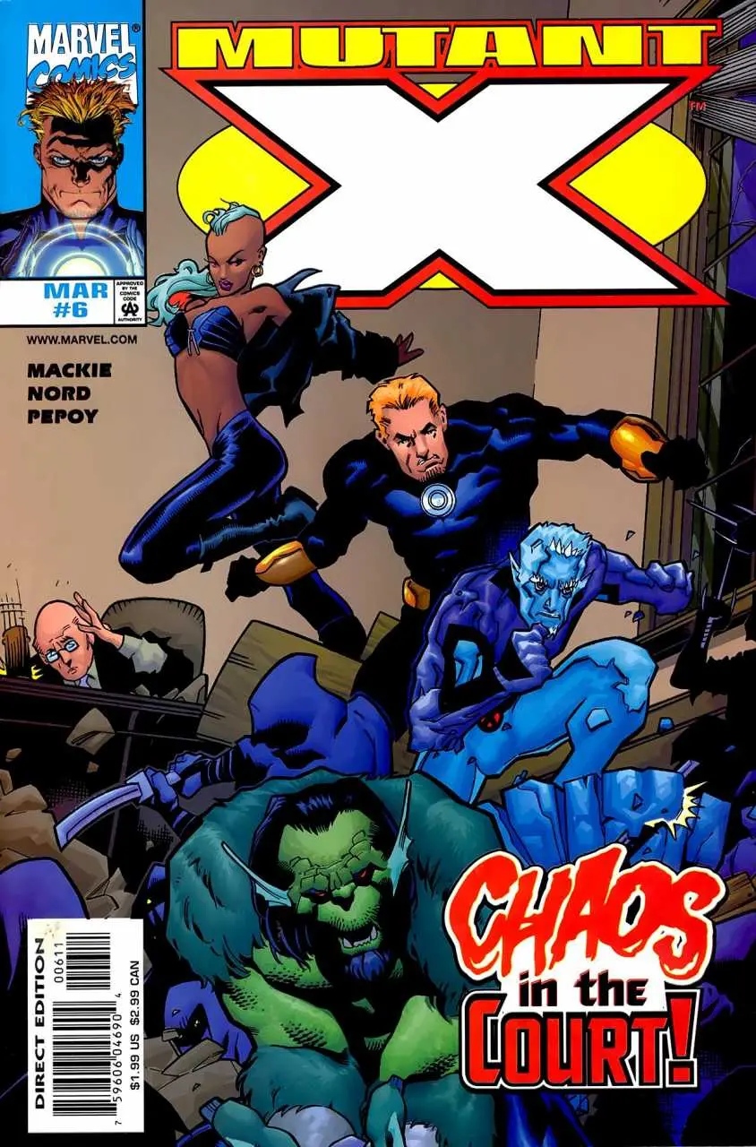 Mutant X (Vol 1) #6 Nm 1