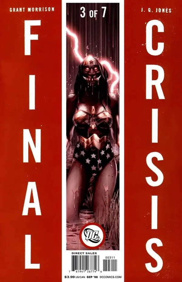 Final Crisis (Vol 1) #3 (Of 7) J. G. Jones Sliver Variant Vf 1