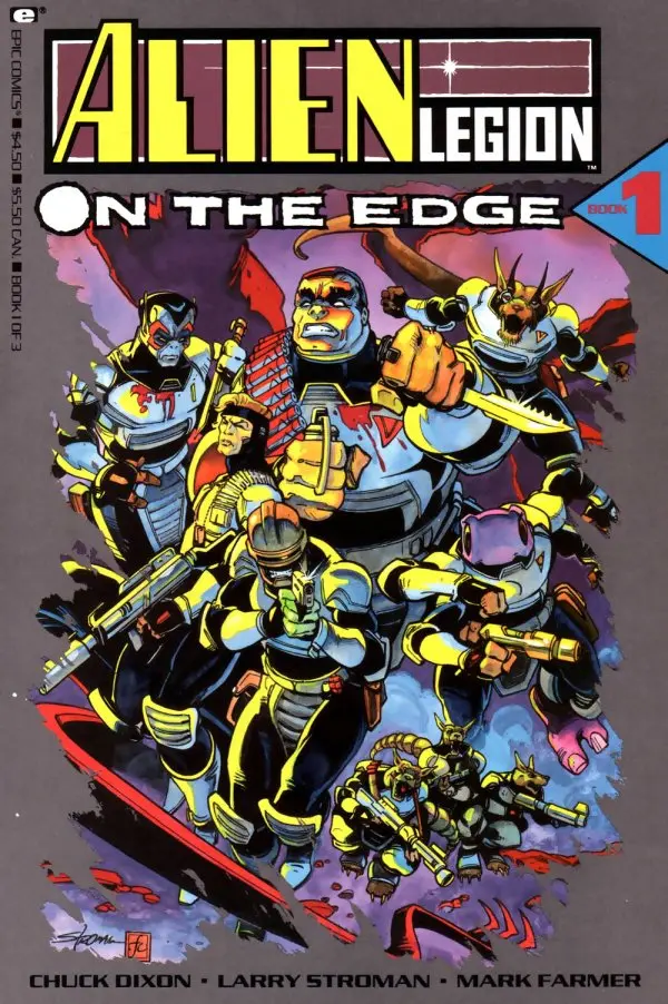 Alien Legion: On The Edge #1-3 Complete Set Vf 1