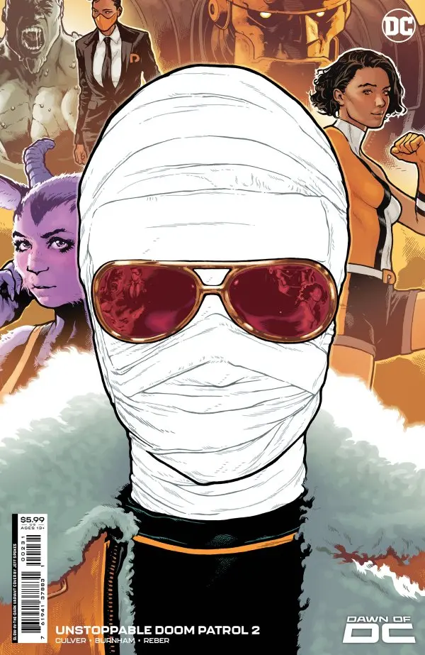 Unstoppable Doom Patrol (Vol 1) #2 Cover C Jeff Spokes Glow-In-The-Dark Card Stock Variant Nm 1