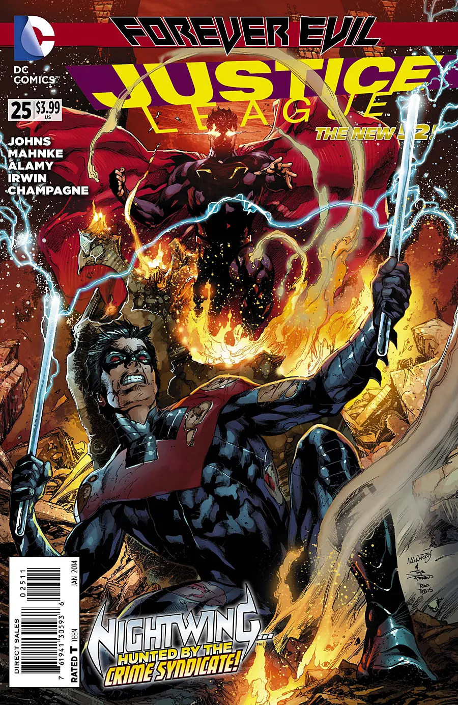 Justice League (Vol 1) #25 Vf 1