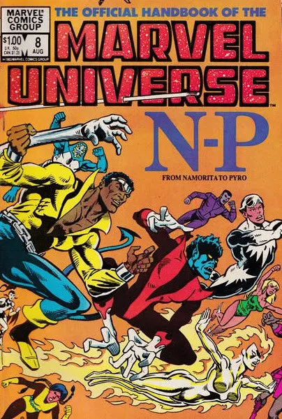 The Official Handbook Of The Marvel Universe (Vol 1) #8 Vf 1