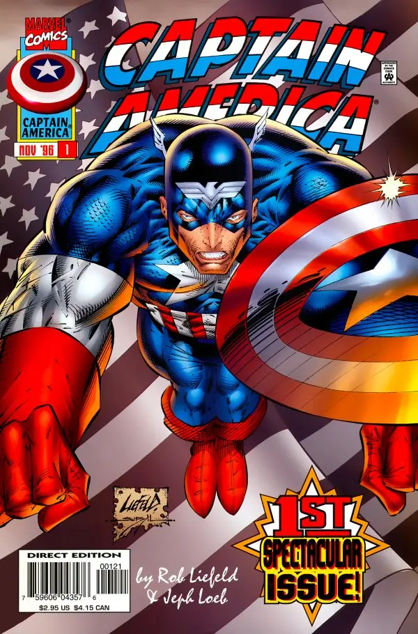 Captain America (Vol 2) #1 Vf 1