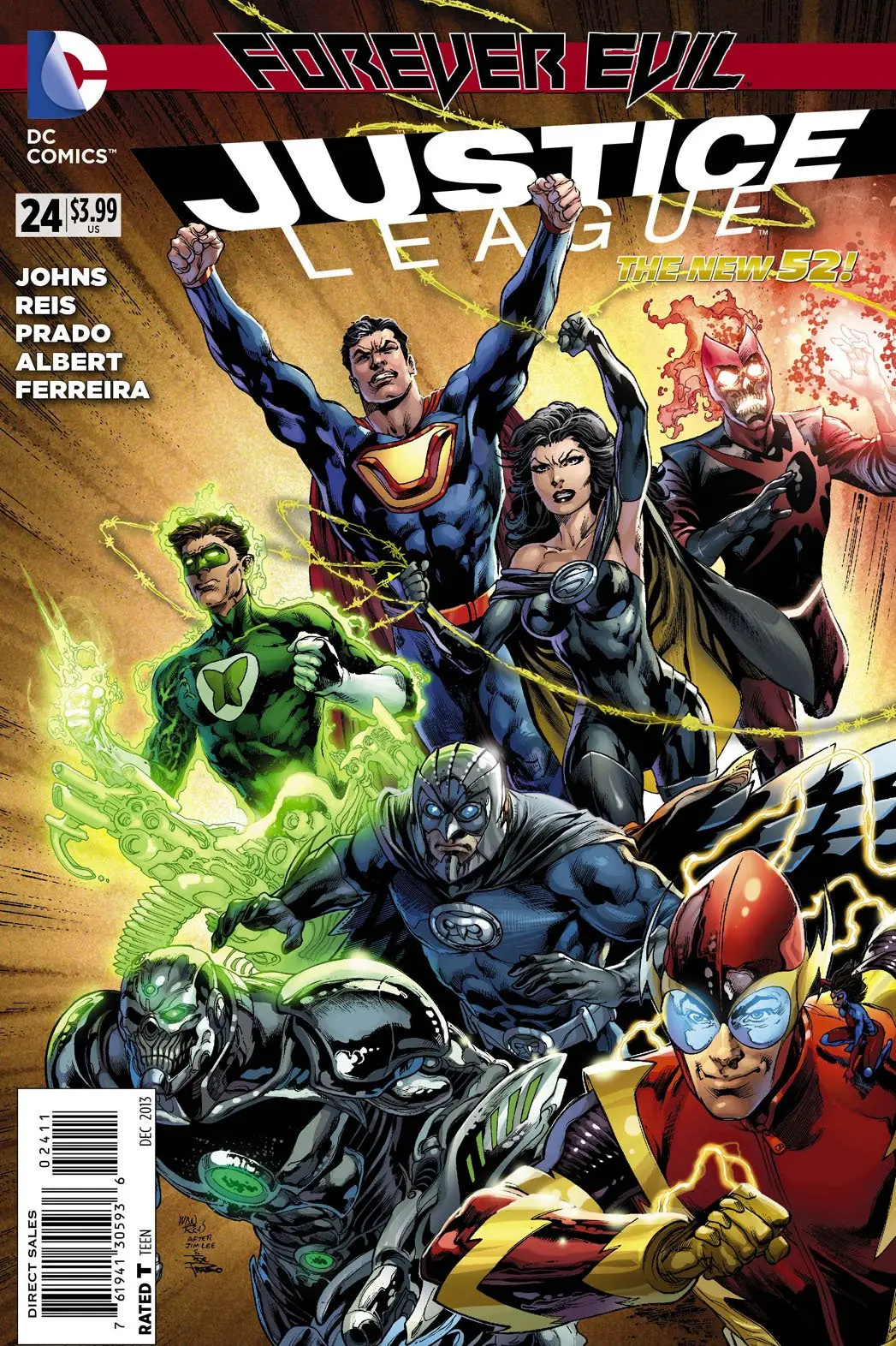 Justice League (Vol 2) #24 Vf 1