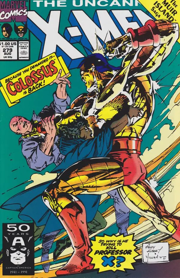Uncanny X-Men (Vol 1) #279 Vf 1