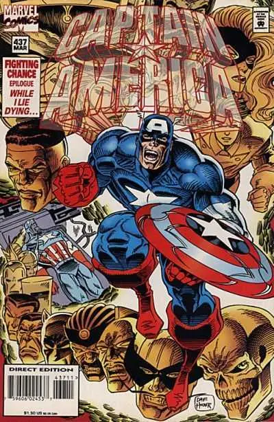 Captain America (Vol 1) #437 Vf 1