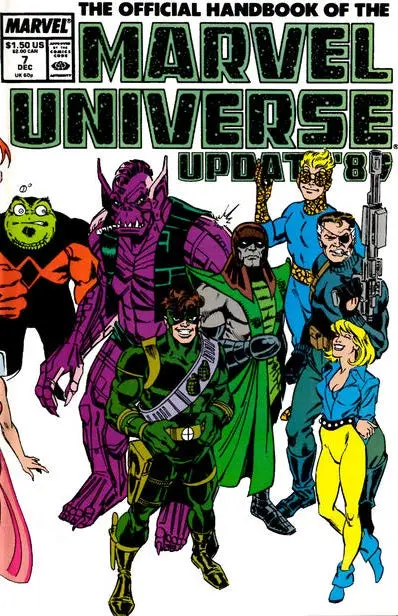 The Official Handbook Of The Marvel Universe: Update '89 #7 Fn 1