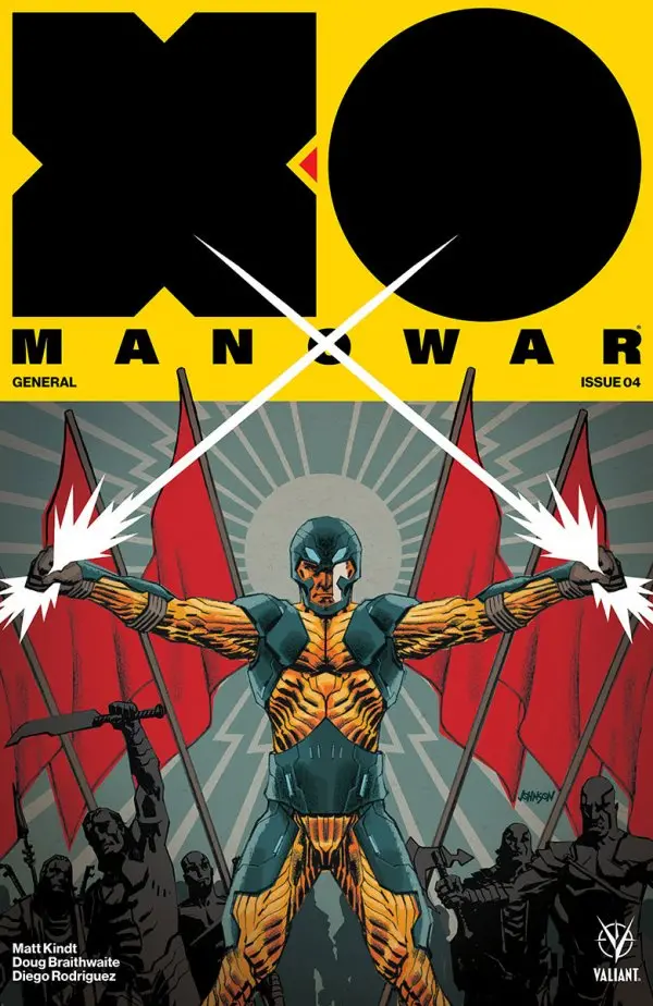 X-O Manowar (Vol 4) #4 Cover B Johnson Nm 1