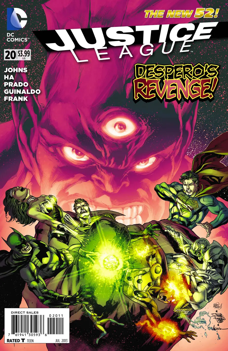 New 52 Justice League #20 Nm 1