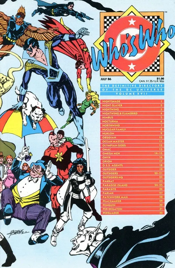 Who's Who: The Definitive Directory Of The Dc Universe 1985 #17 Nm 1