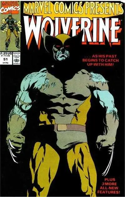 Marvel Comics Presents Wolverine (Vol 1) #51 Vf 1