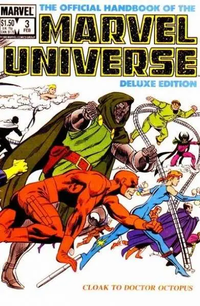 The Official Handbook Of The Marvel Universe: Deluxe Edition (Vol 1) #3 Fn 1