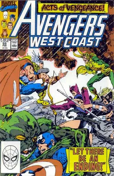 Avengers West Coast (Vol 2) #55 Vf 1