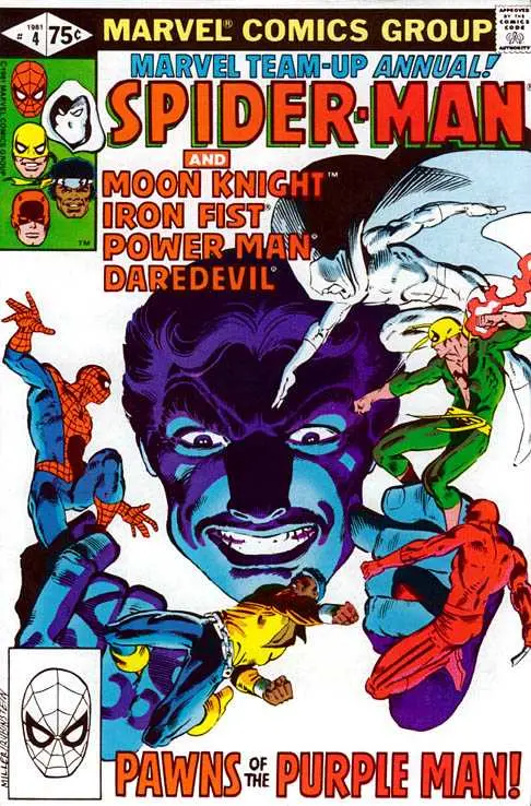Marvel Team-Up Annual (Vol 1) #4 Vf 1