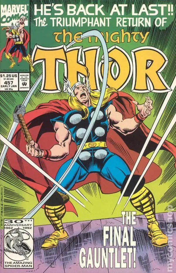 Mighty Thor (Vol 1) #457 Nm 1