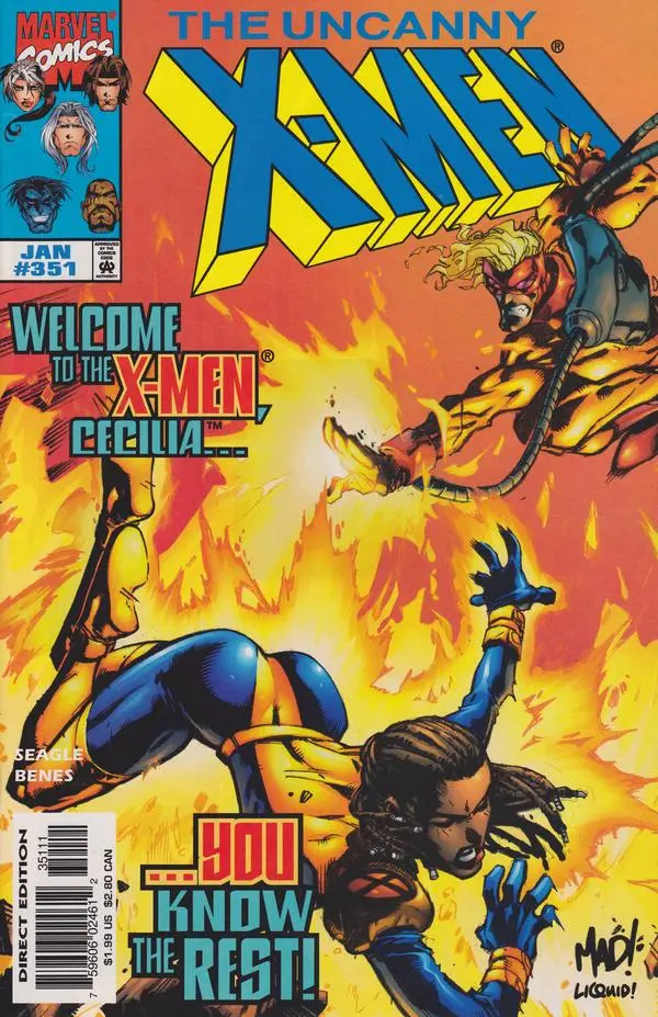 Uncanny X-Men (Vol 1) #351 Nm 1