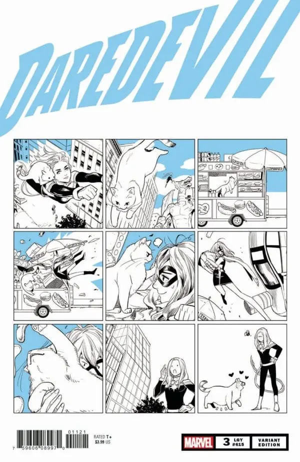 Daredevil #3 (Vol 6) Nao Fuji Marvel Meow Variant Nm 1