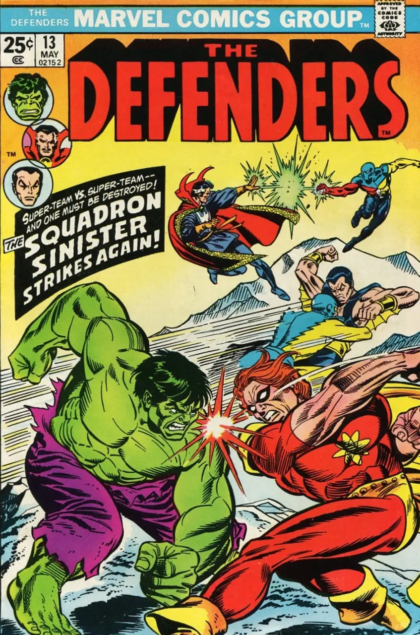 Defenders (Vol 1) #13 G/Vg 1