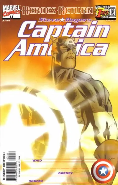 Captain America (Vol 3) #1 Ron Garney Variant Vf 1