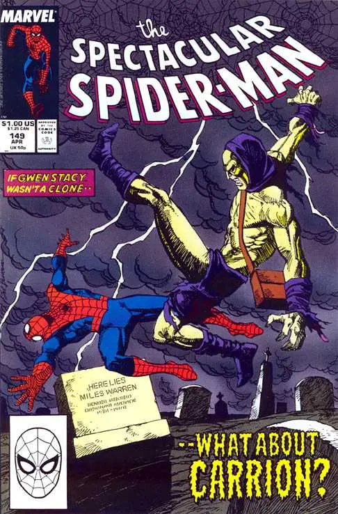 Peter Parker, The Spectacular Spider-Man (Vol 1) #149 Vf 1