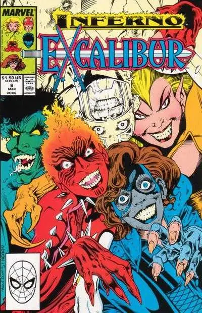 Excalibur (Vol 1) #6 Vf 1