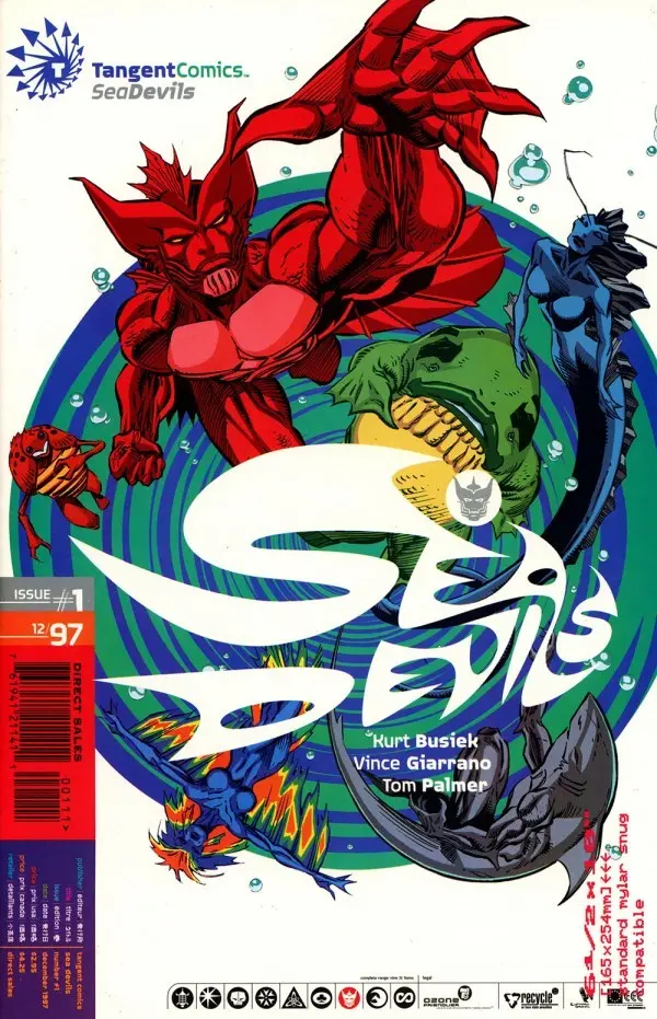 Tangent Comics: Sea Devils (Vol 1) #1 Vf 1