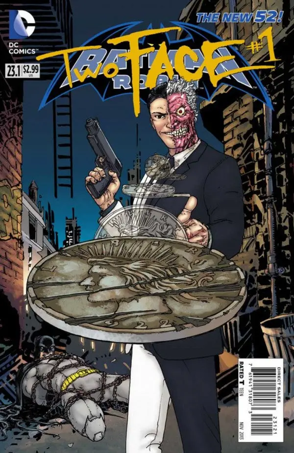 Batman And Robin (New 52) #23.1 Two Face Standard Edition Nm 1