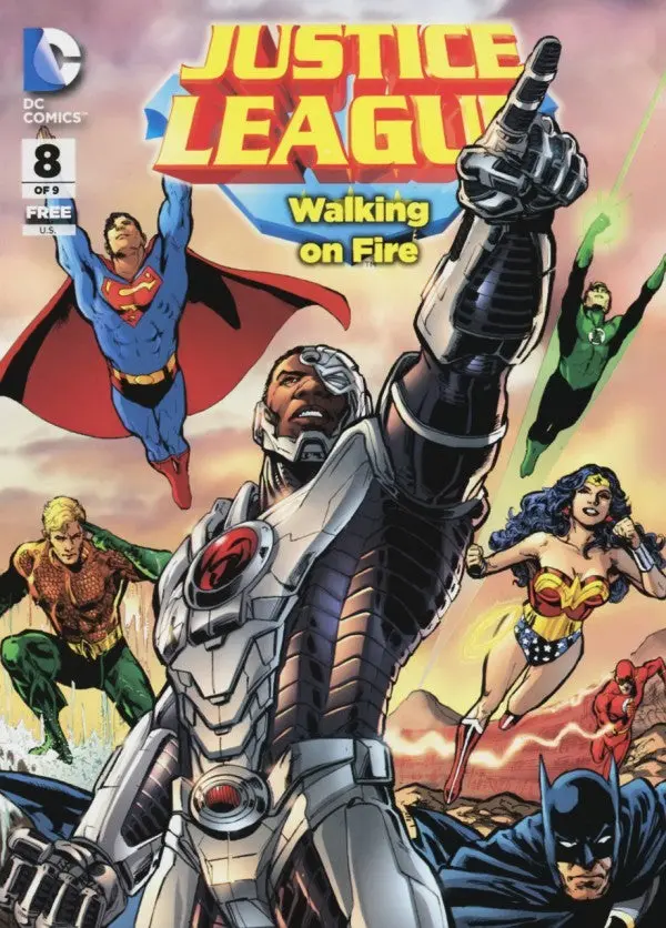General Mills Presents: Justice League Walking On Fire #8 (Of 9) Nm 1