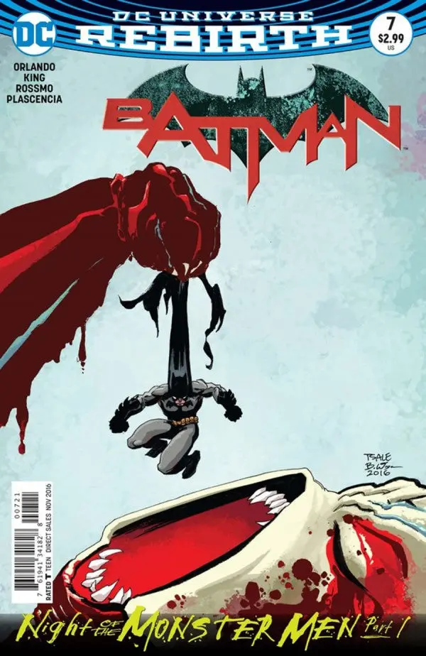 Batman Rebirth #7 Var Ed (Monster Men) Nm 1