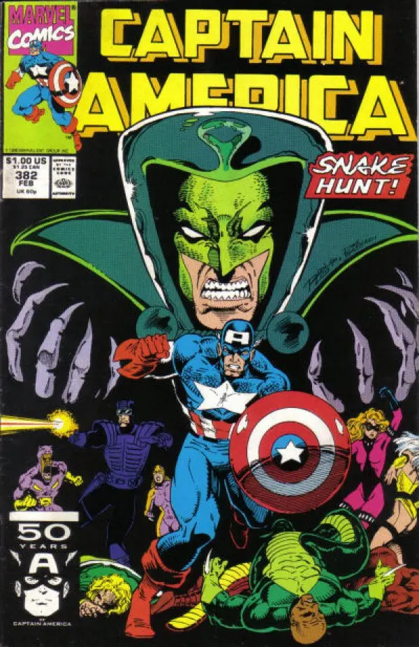 Captain America (Vol 1) #382 50 Years Captain America Variant Nm 1