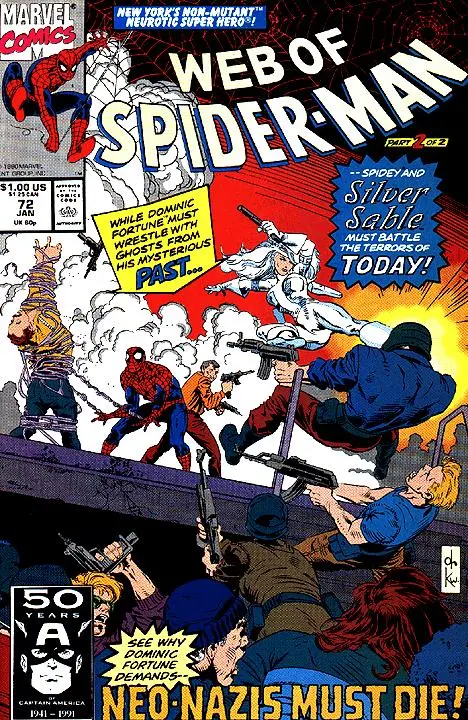 Web Of Spider-Man (Vol 2) #72 Vf 1