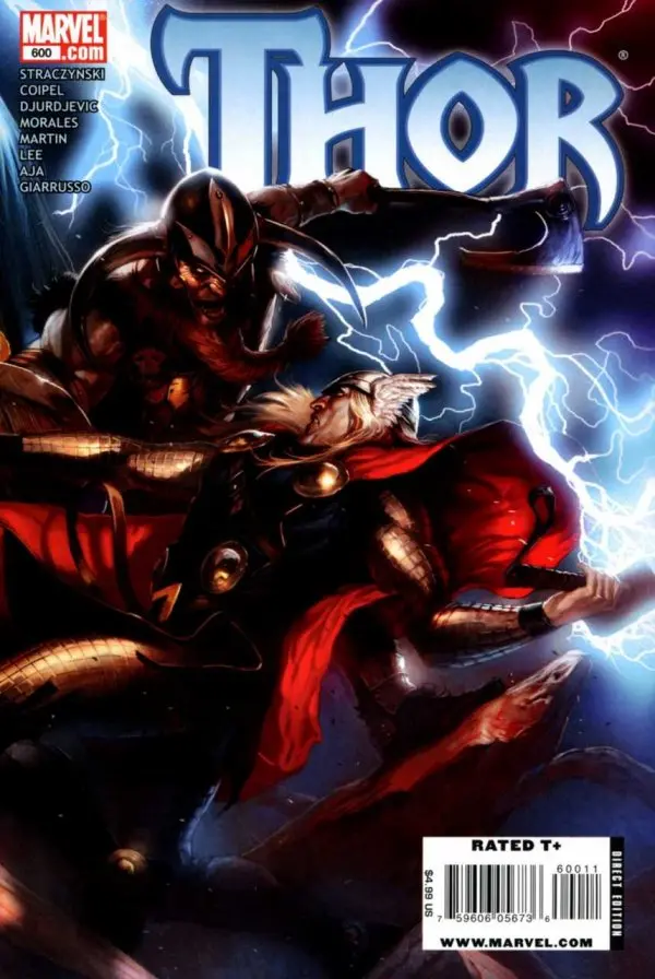 Thor (Vol 3) #600 Marko Djurdjevic Cover Nm 1