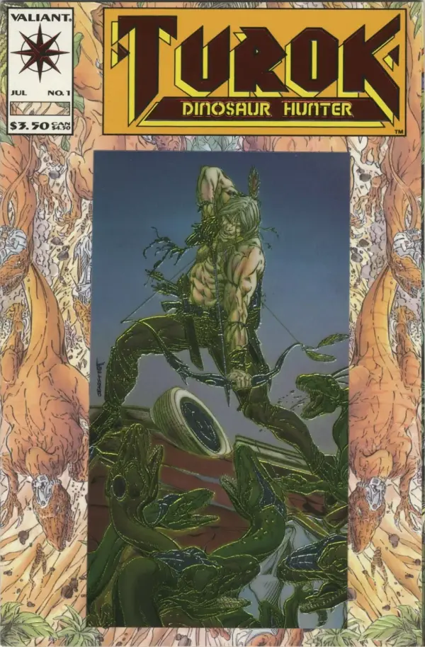 Turok, Dinosaur Hunter (Vol 1) #1 Chromium Foil Variant Vf 1