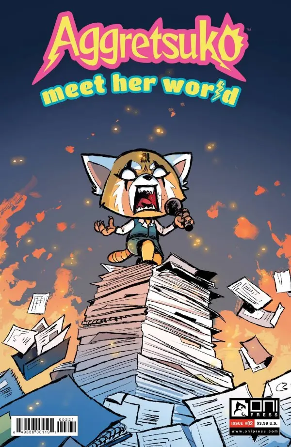 Aggretsuko Meet Her World #2 (Of 4) Cover B Caroline Breault Variant Nm 1