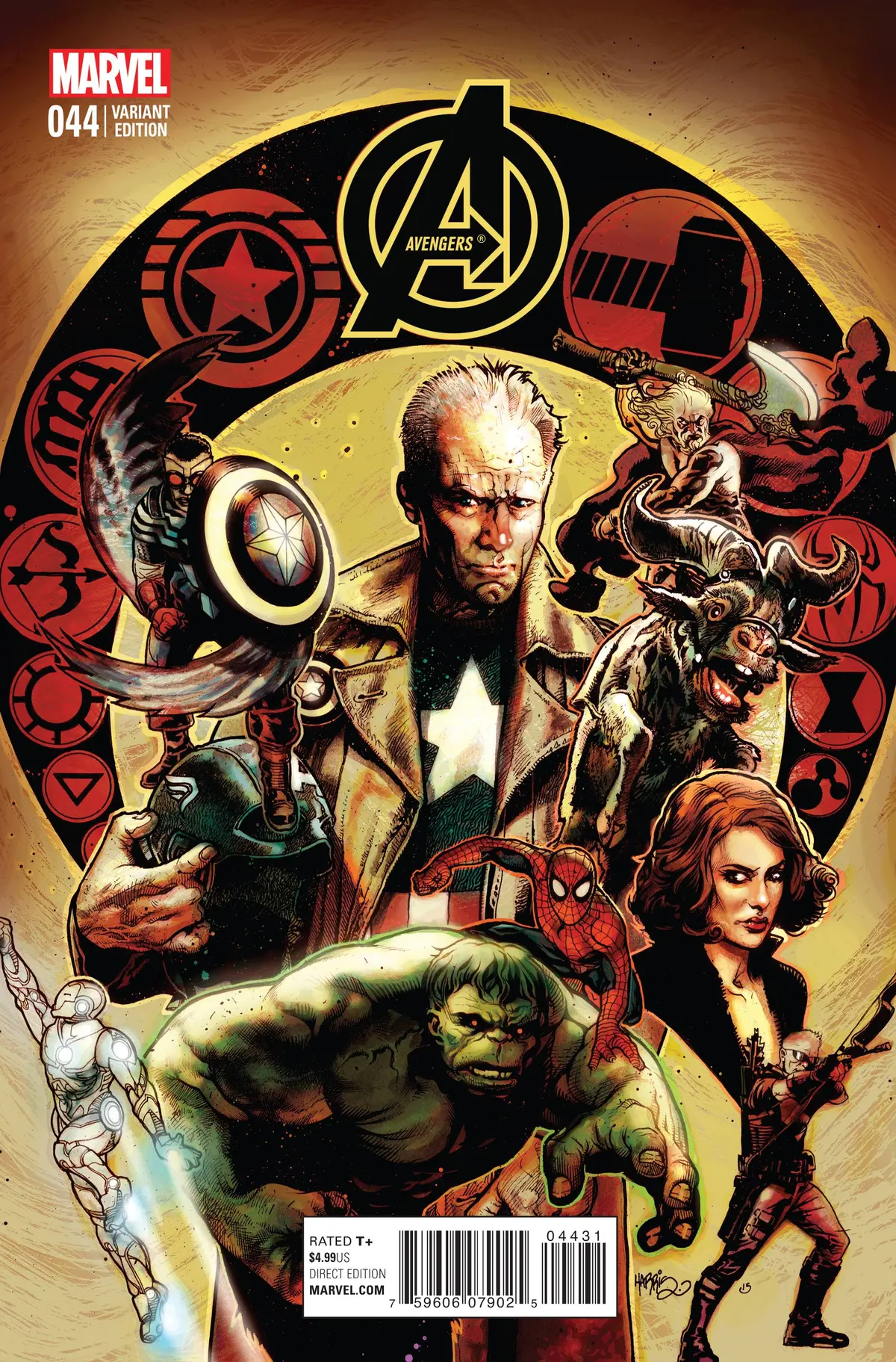 Avengers (Vol 5) #44 Tony Harris Variant Edition Nm 1
