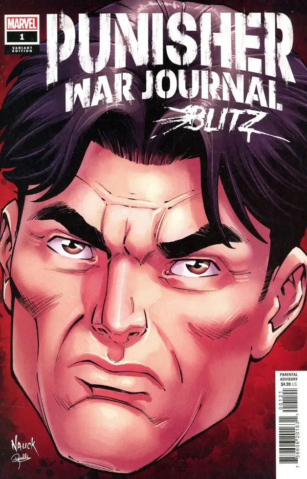 Punisher War Journal: Blitz (Vol 1) #1 Nauck Headshot Variant Nm 1