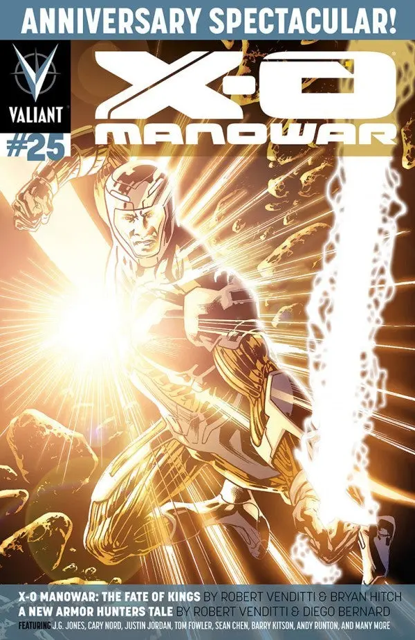 X-O Manowar (Vol 3) #25 Cover B Hitch Nm 1