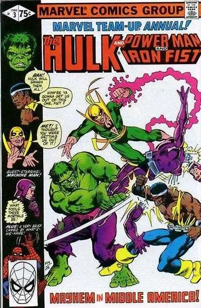 Marvel Team-Up Annual Featuring Hulk And Power Man And Iron Fist #3 Vf 1
