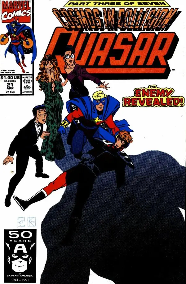 Quasar (Vol 1) #21 Vf 1