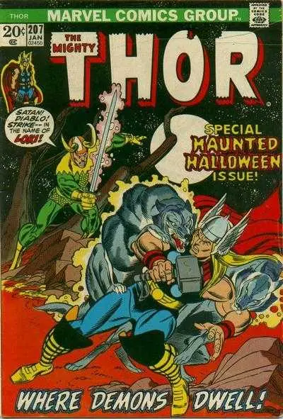 Mighty Thor (Vol 1) #207 Vg 1