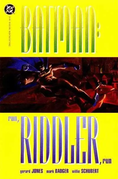 Batman: Run, Riddler, Run #1-3 Complete Set Vf 2
