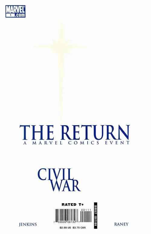 Civil War: The Return (Vol 1) #1 Vf 1