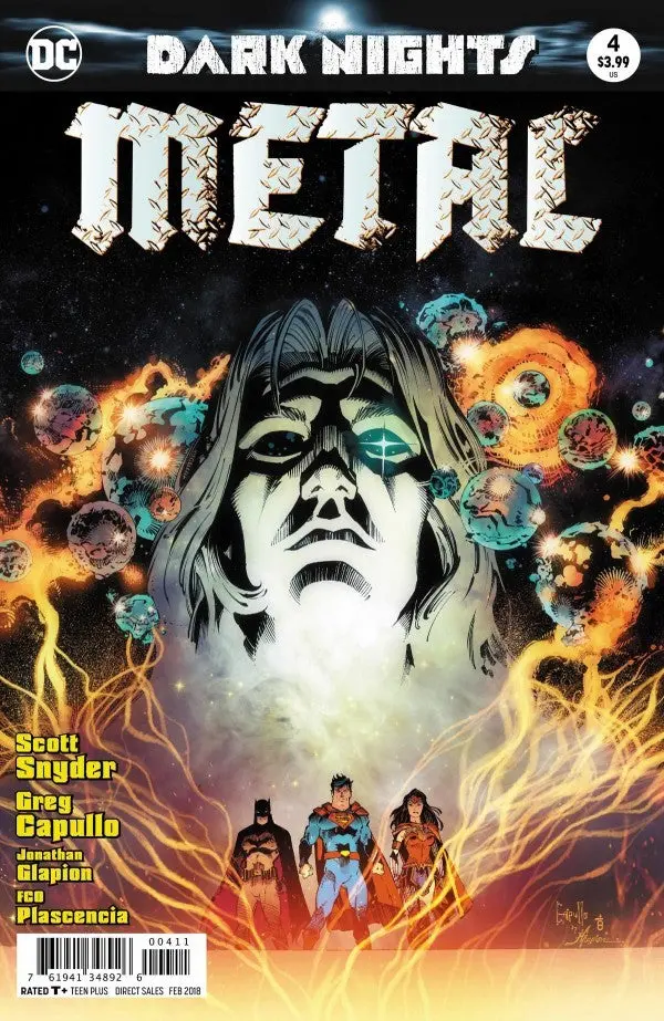 Dark Nights: Metal (Vol 1) #4 (Of 6) Foil Cover Nm 1
